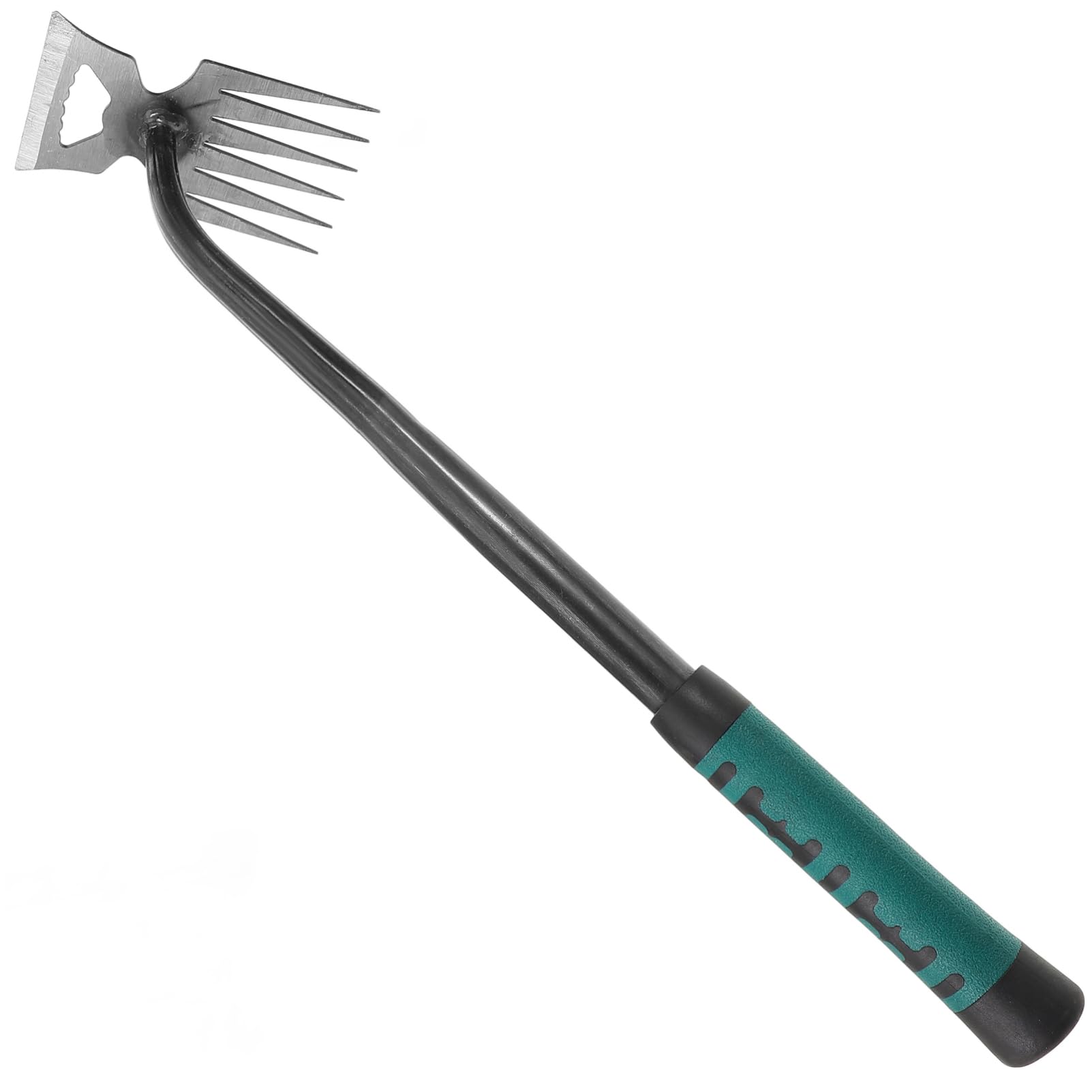 Toddmomy 5pezzi Attrezzo per Giardinaggio Ergonomico Acciaio Estirpatore Erbacce con Punta Curva e Manico Antiscivolo per Rimozione delle Erbacce nel Giardino