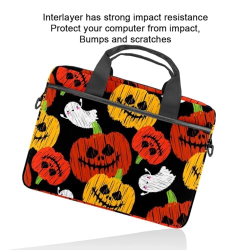 Housse ordinateur 13 pouces Halloween, cadeau idéal d'automne