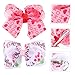 Toyvian 2Pcs All Match Hair Clips with Printed Bowknots Soft Hairpins for Cute Patterned Hair Barrettes for Daily Wear and Special Occasions