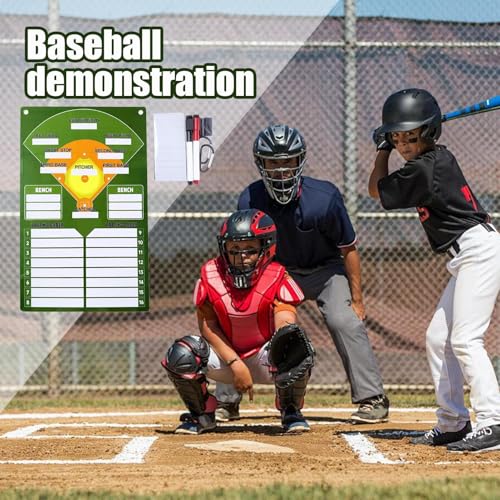 Planification de baseball double face effaçable avec guide de softball - 5