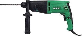 Hikoki Dh22Pbss9Z - Rotary Hammer Drill Machine 620W,Sds-Plus Chuck,2 Mode For Concrete,Metal & Wood,0-1100 Rpm,4400Ipm,2.2J,With 1 Push Bit Mounting And Low Vibration Handle Feature,2.8 Kg - Green