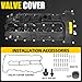 MILIPARTS Engine Valve Cover Compatible with BMW 135i 2008-2010 335i 2007-2010 335is 2011-2013 335xi 2007-2008 535i 2008-2010 740i 2011-2012 X6 2008-2010 Z4 2009-2016 3.0L L6 OE 11127565284