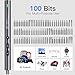 UF-TOOLS Mini Electric Screwdriver, 120 in 1 Small Portable Cordless Power Screwdriver, with 100 Precision Bits & LED Light & 20-bit Tool Set, Handy Repair Tool for Phone, Watch, Camera, Laptop