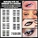 False Eyelashes,7Pairs Reusable Eyeliner and Eyelash Stickers,Glitter Eyeliner Stick False Eyelash Eye Makeup Stickers,Easy to Wear and Remove,Women Make Up Glitter Lashes Eyeliner stickers