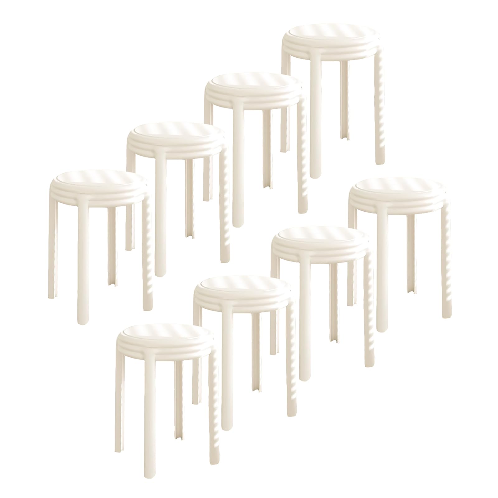 (Set of 8, White)