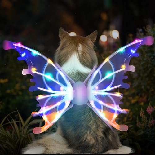 Alas de hada eléctricas con luces LED para cosplay miniatura 2
