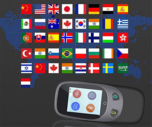 Traducteur de langue instantané bidirectionnel WiFi 4G noir 41 langues