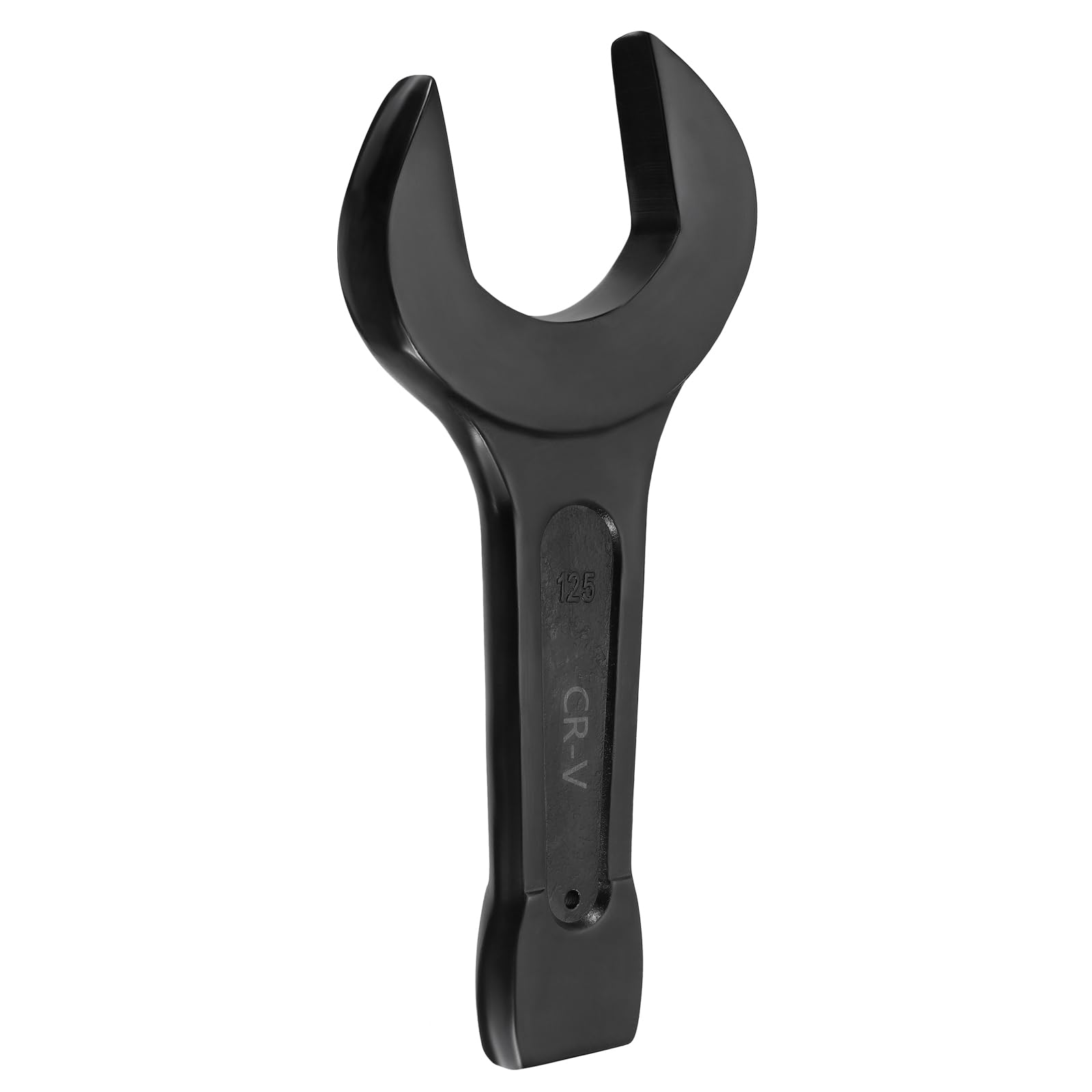 sourcing map Open End Striking Wrench 125mm Metric CR-V Steel Single Open Spanner Baking Paint U Shape Head Wrench Hand Tool for Mechanical Automotive Repair