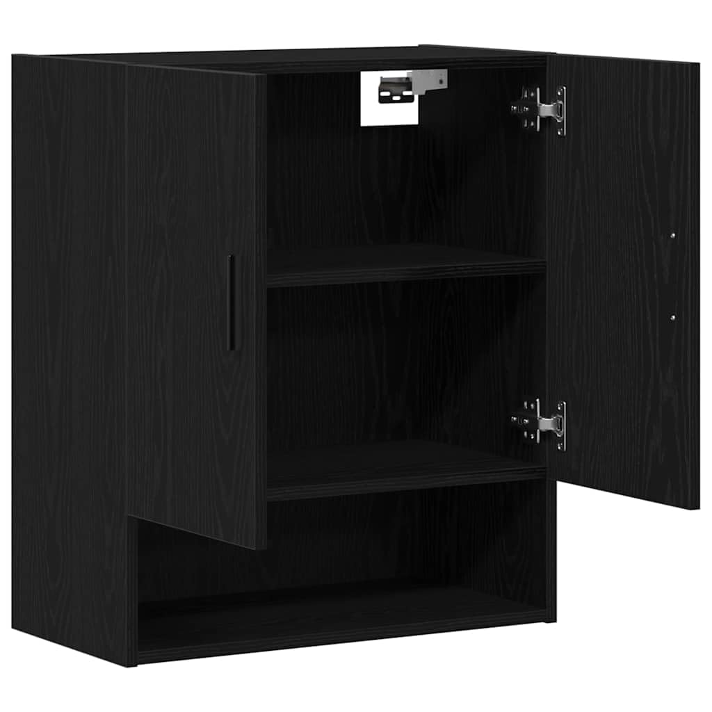 Armadio Da Cucina Sospeso VidaXL In Rovere Nero | Legno Ingegnerizzato, Dimensioni 60x31x40 Cm, Portata 60 Kg