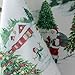Benson Mills Christmas Wonderland Heavyweight Spill Resistant Fabric Table Cloth, Holiday, Winter, and Christmas Tablecloth (Christmas Wonderland, 60