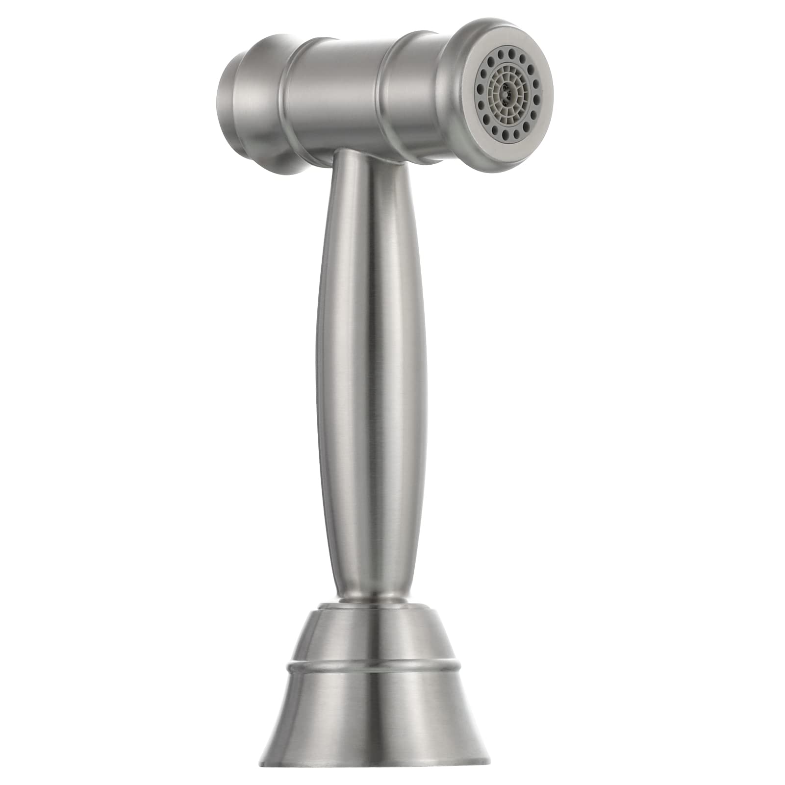 Tecmolog Brausekopf Küchenarmatur Edelstahl 2 Strahlarten Geschirrbrause Ersatzkopf für Küche, Gebürstetes Nickel, WS030AF