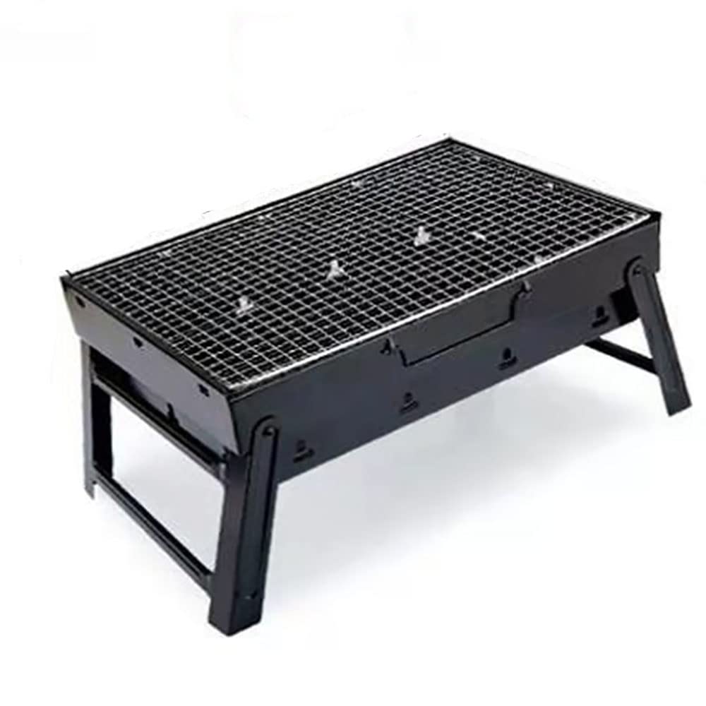 Grill Grill Grill Akcesoria Naczynia Zestaw Składany Grill Non-Stick Indoor Outdoor No-Stick Home Pieczeń Party Wymienny węgiel Karkonowy Grill