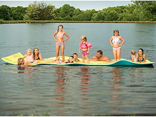 Aqua Lily Neptune's Island Floating Foam Mat 17' x 6'