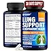 Quit Smoking Aid - Lung Cleanse & Detox Pills - Made in USA - Helps to Clear Lungs & Stop Smoking - Infused with Mullein & L-Tryptophan for Lung Detox & Stress Relief - COPD & Asthma Relief