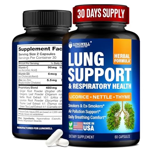 LUNGWELL Quit Smoking Aid - Made in USA - Helps to Clear Lungs & Stop Smoking - Infused with Mullein & L-Tryptophan for Lung Cleanse & Stress Relief