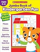 Algopix Similar Product 15 - Jumbo Book of Kindergarten Fun Workbook