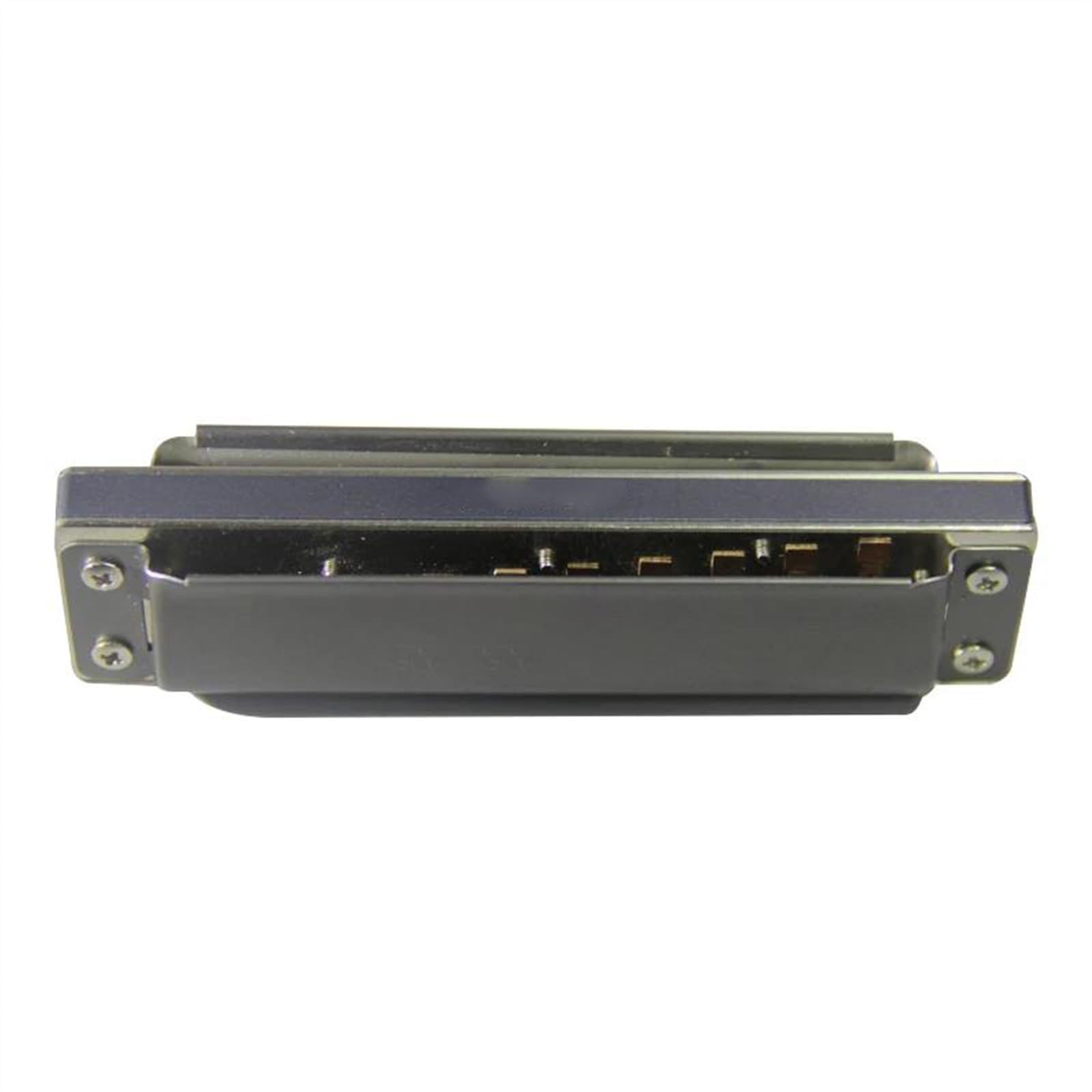 Profesjonalny instrument harmonijkowy z 10 otworami Blues Harp Szara obudowa ze stali nierdzewnej Harmonijka Dla Początkujących (Color : C)