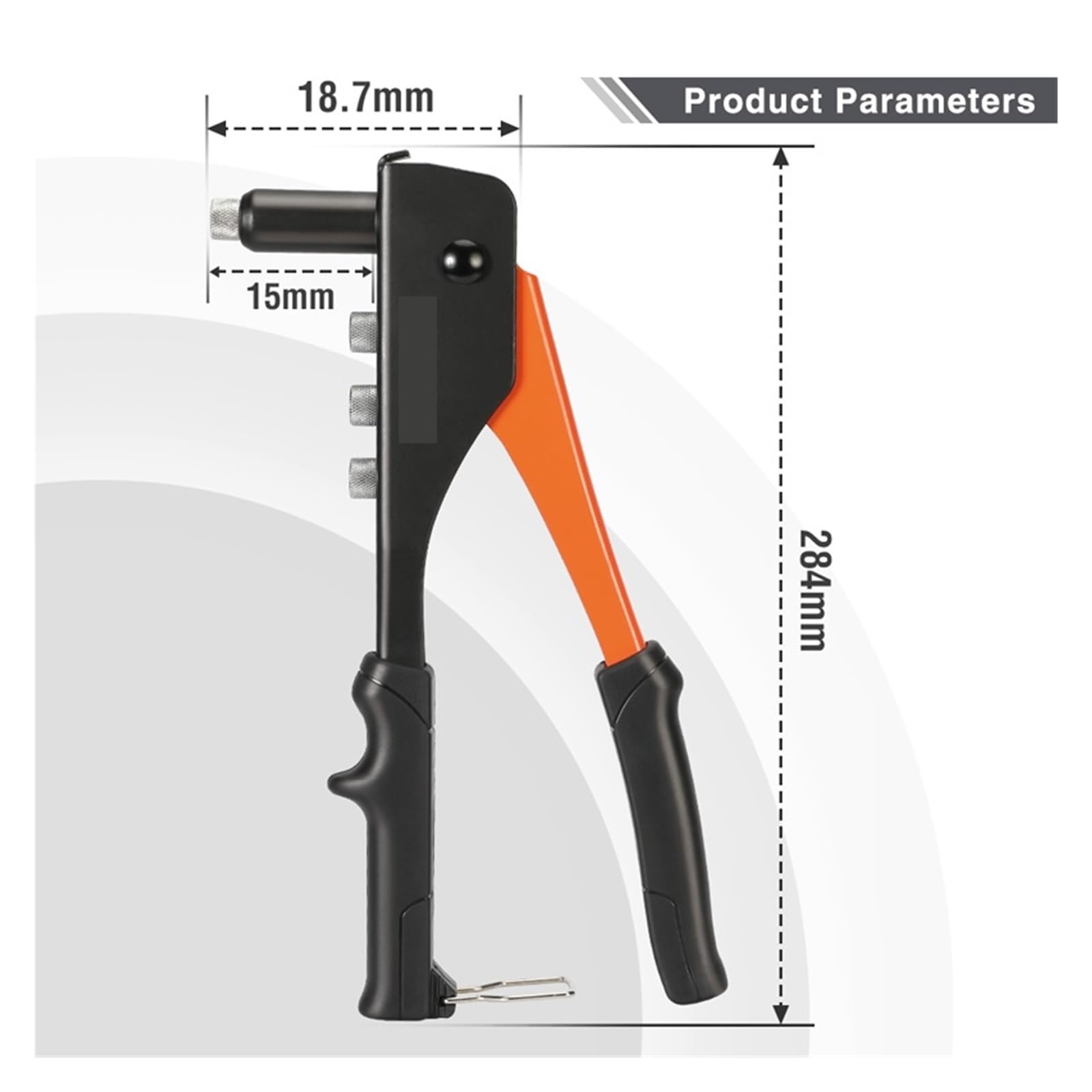 Zestaw Narzędzi Ręcznych Nitownic Profesjonalny Ręczny Pistolet Do Nitów Naprawa Domu I Majsterkowanie Z 200 Nitami 2.4mm 3.2mm 4.0mm .8mm,Narzędzie do Naprawy Montażu