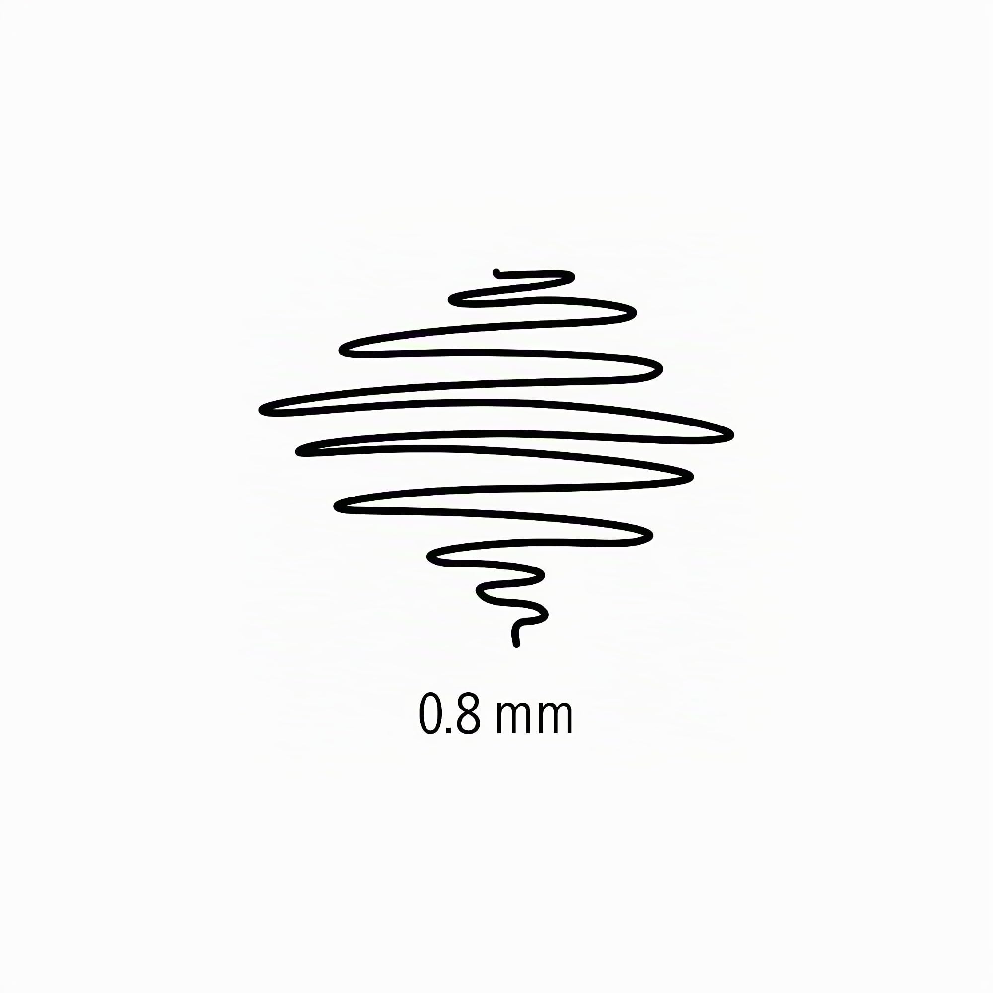 Staedtler Mars Matic, Stylo à pointe tubulaire professionnel pour le dessin sur papier, Pointe de 0.8 mm, Livré dans un étui en carton, 700 08