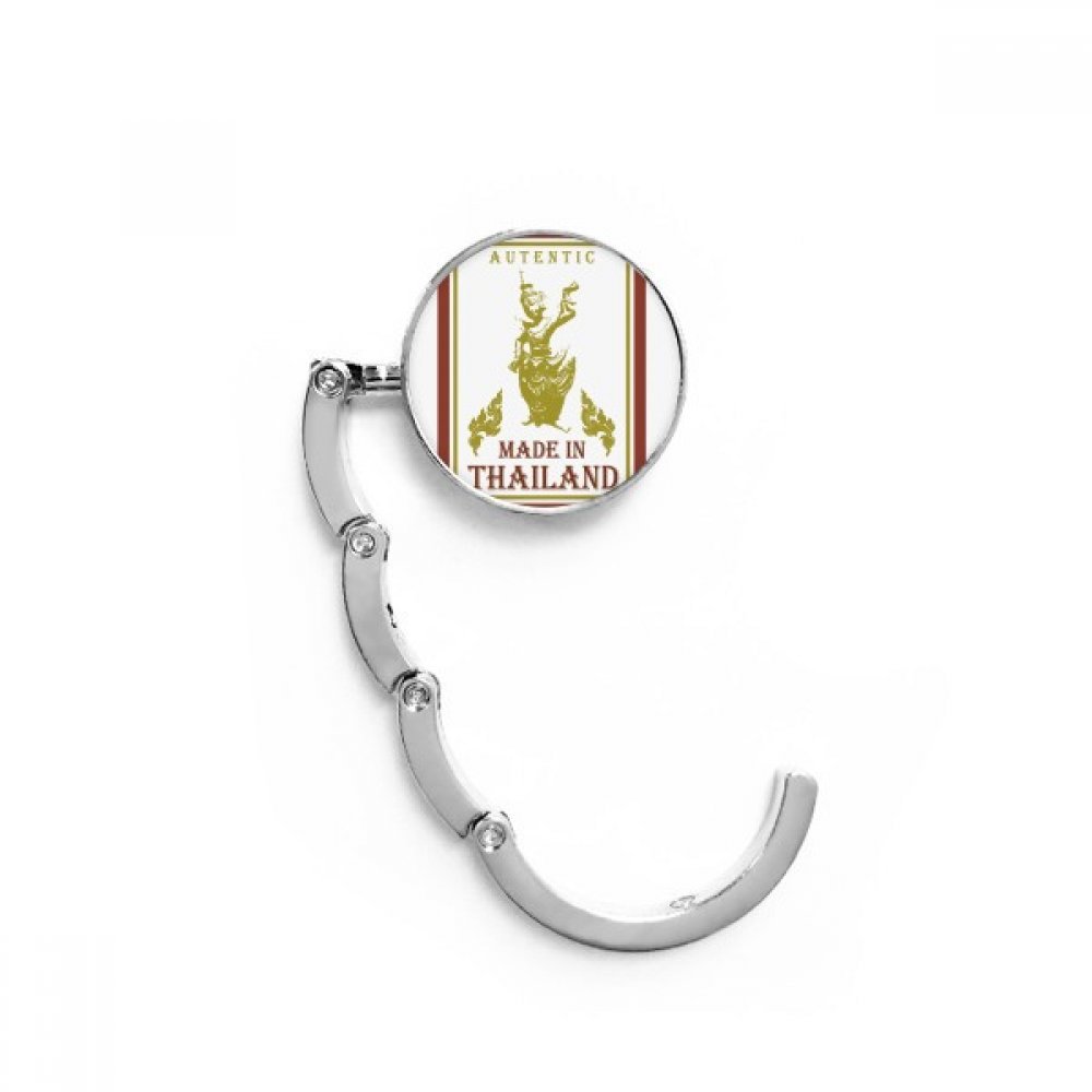 Cintre porte-sac pliable table Thaïlande bureau compact multicolore - 7