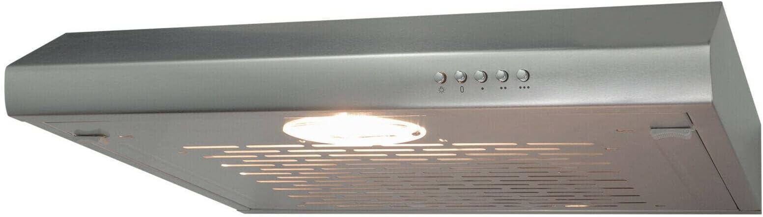 SIA STH60SS 60cm Stainless Steel Slimline Visor Cooker Hood Kitchen ...