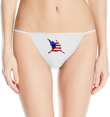 Shark America Flag T-back Underwear