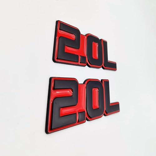 Miniatura 4 de 2 calcomanías de metal de 20 L con logotipo de alta calidad 3D 20 para guardabarros de puerta de automóvil calcomanía de ala lateral repuesto