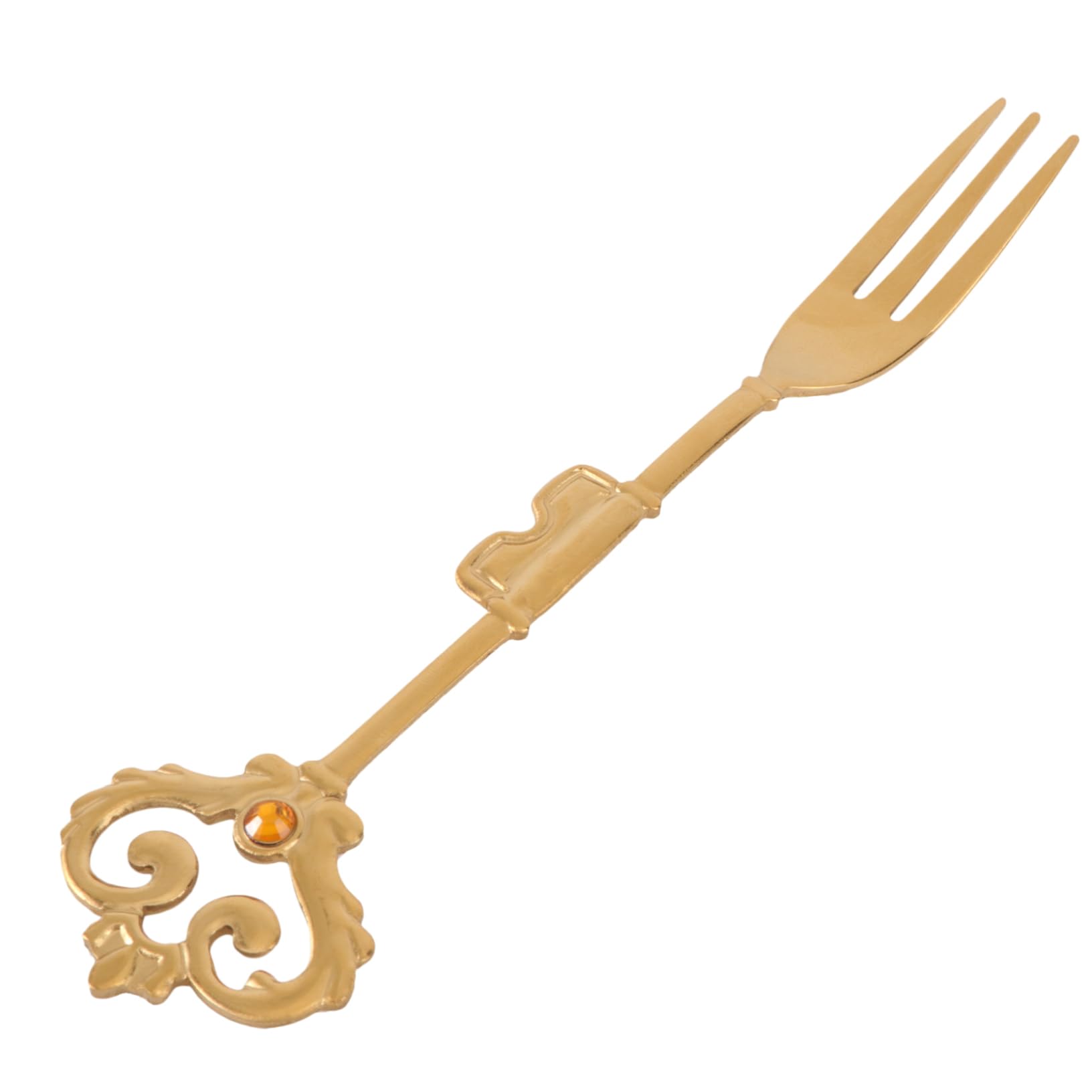 NAMOARLY 1Pc Creative Fruit Fork for Parties Weddings Unique Present Idea Modern Design for Desserts Cocktails