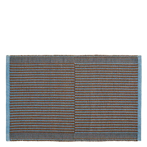 HAY Tapis Fußmatte aus Jute in der Farbe Blau, Größe: 60 x 95...