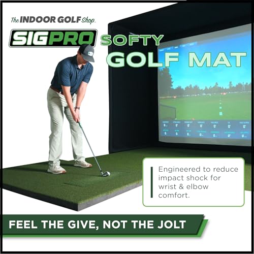 SIGPRO Softy Golf Practice Mat with Replaceable Hitting Strip
