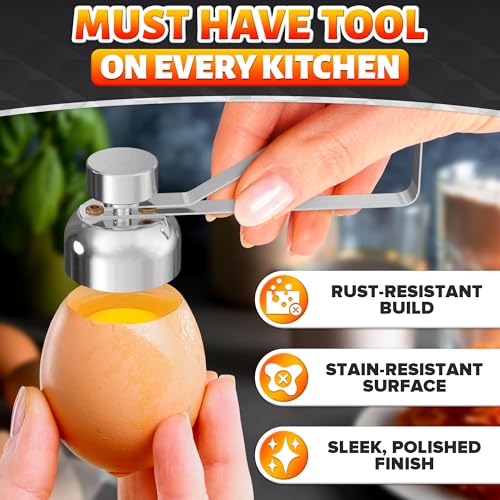 Stainless Steel Egg Topper Cutter