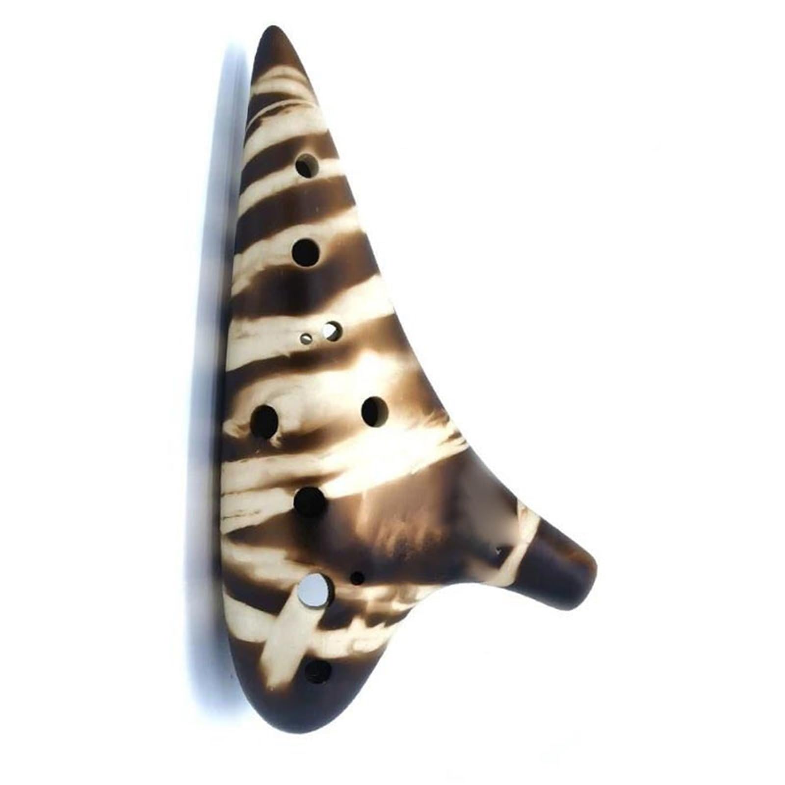 Ocarina Ocarina In Ceramica Con Tono C Alto A 12 Fori | Strumento musicale portatile per principianti Ocarina in ceramica con tono alto C a 12 fori(With Bag)