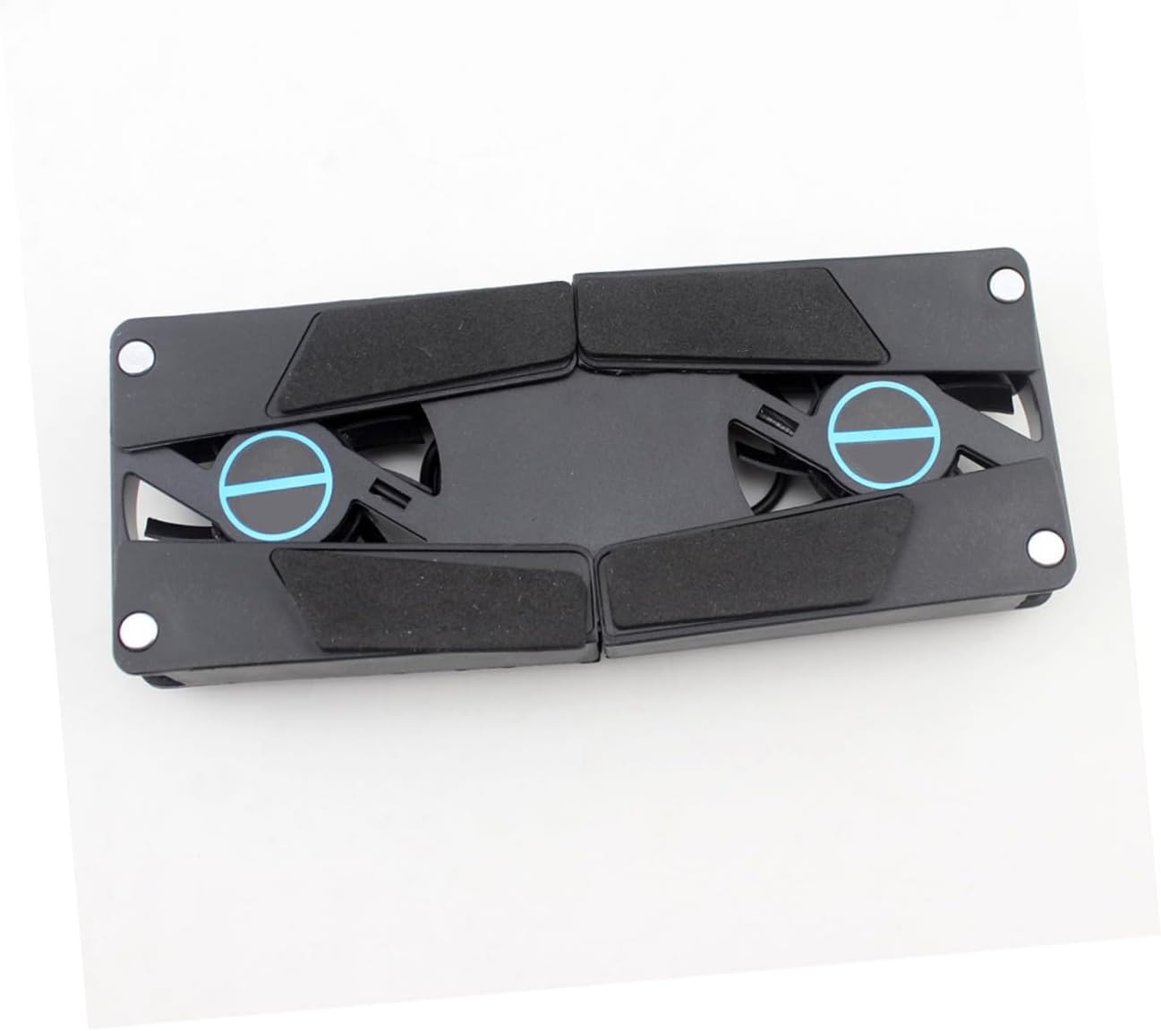 2PCS Laptop Cooler Pad with Dual Fans USB Powered Quiet Cooling Stand Anti-Slip Mat Compatible with All Laptop for Gaming and Work