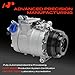 A-Premium A/C Compressor with Clutch Compatible with BMW 323i 325xi 328i 330i, 525i 540i, 740i 740iL, M3 M5 X3 Z8