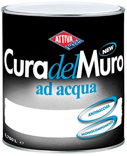  ATTIVA Cura Del Muro Ad Acqua Pittura isolante all’acqua inodore antimacchia - 750ml