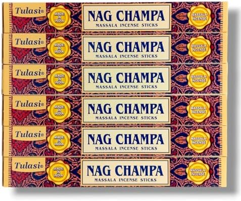 Kit Incenso Massala Tulasi Nag Champa com 6un