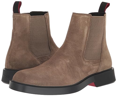 Image of HUGO Men's Iker Suede Chelsea Boots