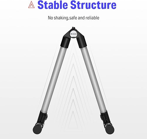 Miniatura 4 de Donner Soporte para Guitarra, Soportes Plegables Ajustables para Guitarra Acústica Eléctrica, Soporte de Viaje de Metal Clásico para Bajo,