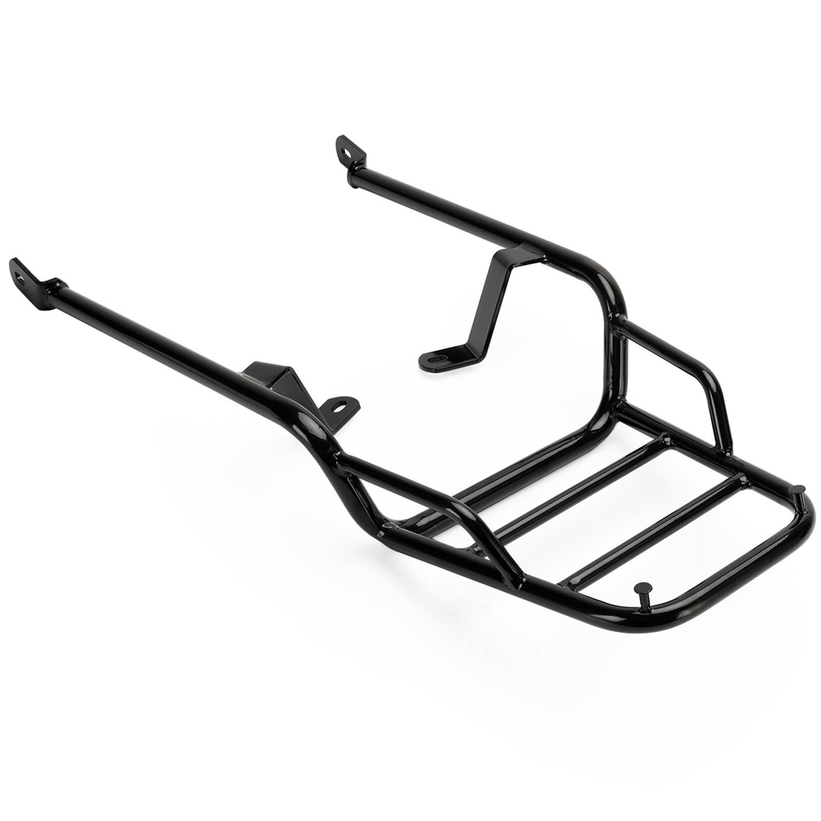 Portaequipajes Trasero Motocicleta Portaequipajes Trasero Negro para Street Twin 900 2017-2023, Soporte De Asiento para Motocicleta, Riel Maletero para