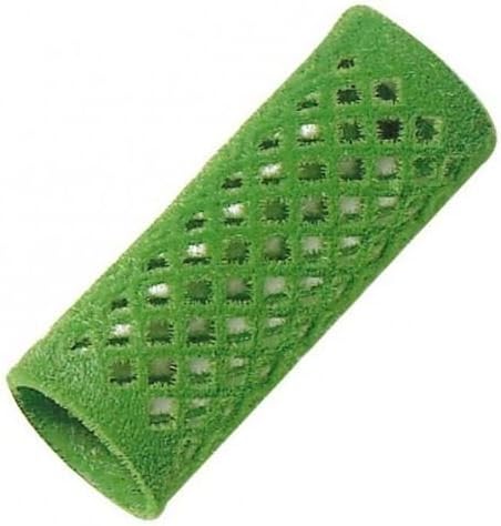 COMAIR GERMANY Fém Hajcsavaró Szett - 12 db Hosszú Zöld Hajgöndörítő Henger 24 mm - Tartós Hajformázás Otthon