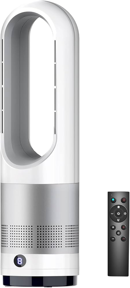 ヒーター 羽なし ファンヒーター セラミックヒーター 自動首振り リモコン付き Amazon.co.jp: セラミックヒーター【冷暖両用 3暖風/8冷風切替