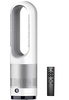 タワーファン 温風冷風 羽なし扇風機 Amazon.co.jp: 羽なし扇風機 タワーファン【冷暖房・節電】8段階