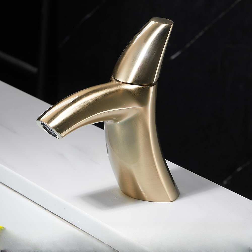 Robinet mince lavabo noir chrome pour éliminer les fuites et moderniser votre vasque