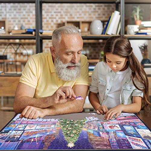 Tektalk Puzzle de Madera de 1000 Piezas - Times Square en Navidad miniatura 7