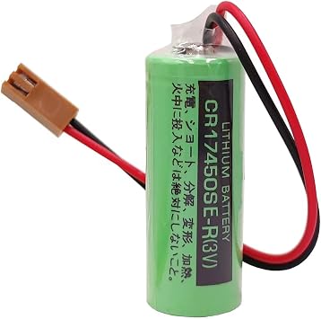CR17450SE-R 3V 2500mAh Lithium Battery for FANUC A98L-0031-0012 CNC System with Plug