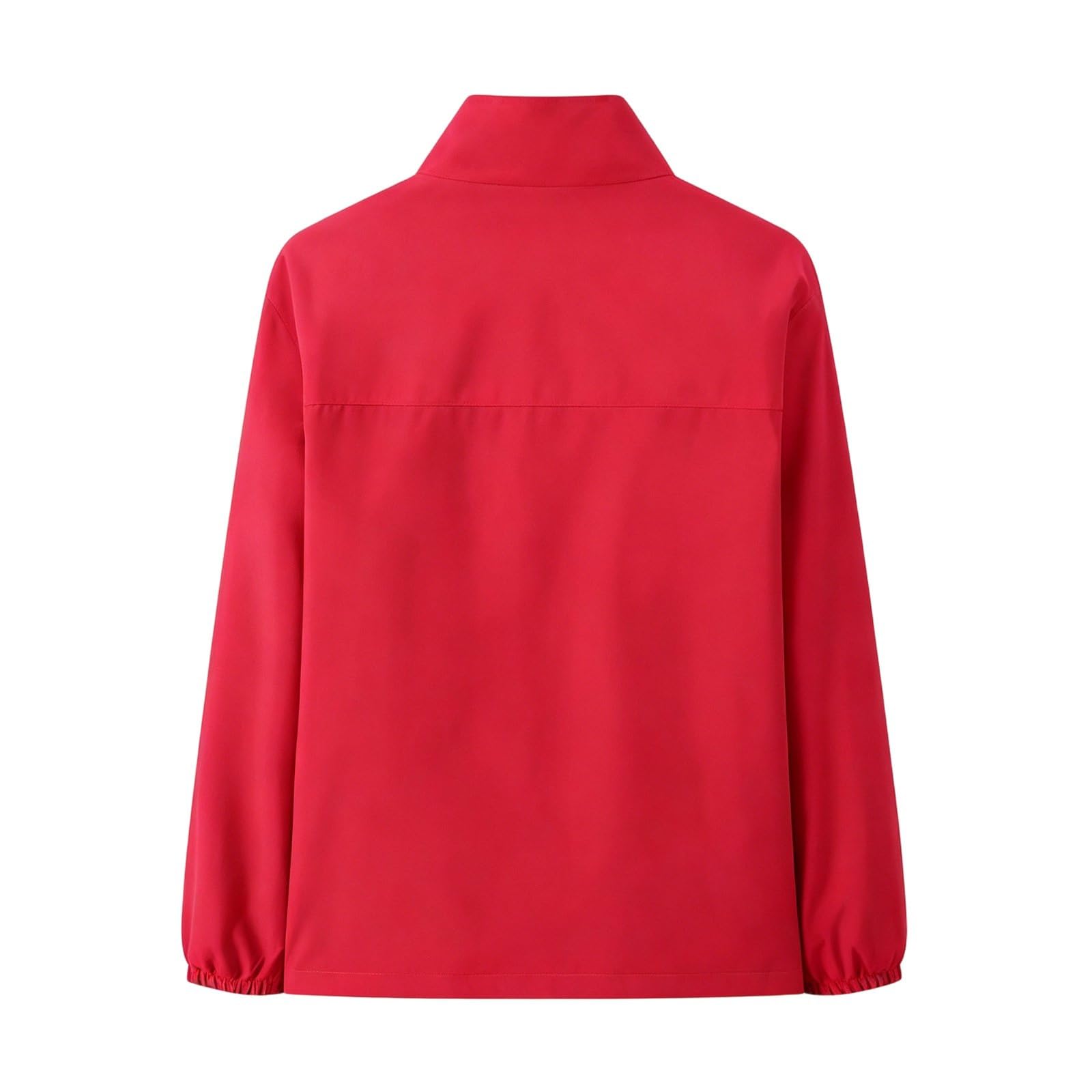 Generico Giacca a Vento Donna Sport Giacca Impermeabile Antipioggia Leggera Giacche a Vento Lungo Antivento Trench Impermeabile Cappotto con Cappuccio Raincoat per All'aperto Campeggio Trekking