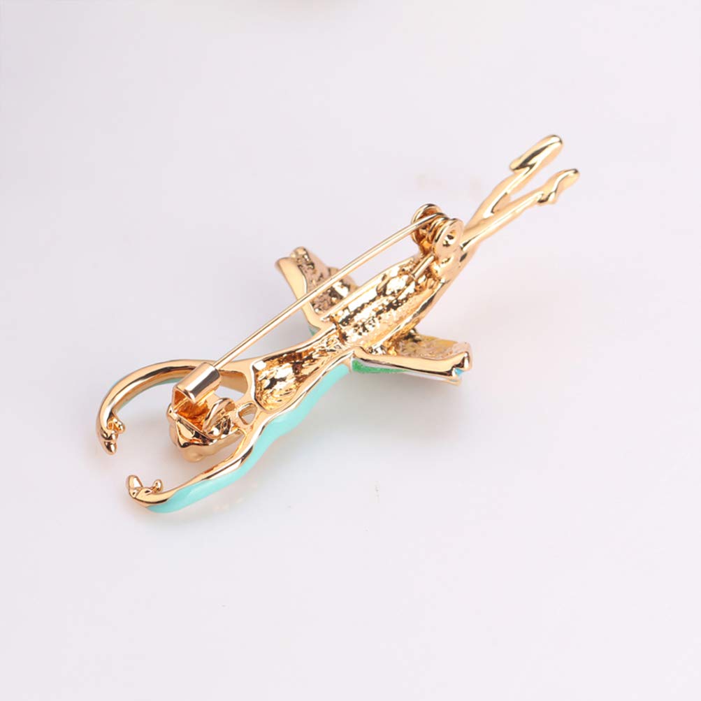 Women's Jewelry 2 Piezas broches Elegante Solapa Bailando Accesorios de joyería para Mujeres Ballet Ballet bailarín de Ballet Flower Brooch