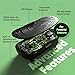 Vibration Plate Exercise Machine Pro - For Full Body Workouts - 7 Programs & 180 Speed Levels - Vibration Fitness Trainers with Bluetooth & Transport Wheels - Includes Push-Up Bars & Resistance Bands