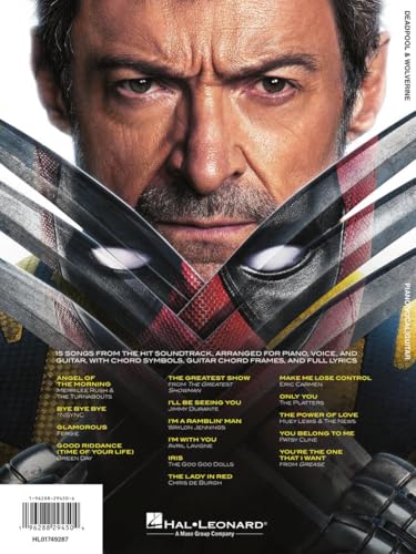 Deadpool & Wolverine: 15 Songs from the Hit Soundtrack Arranged for Piano, Voice, and Guitar with Lyrics - Image 2