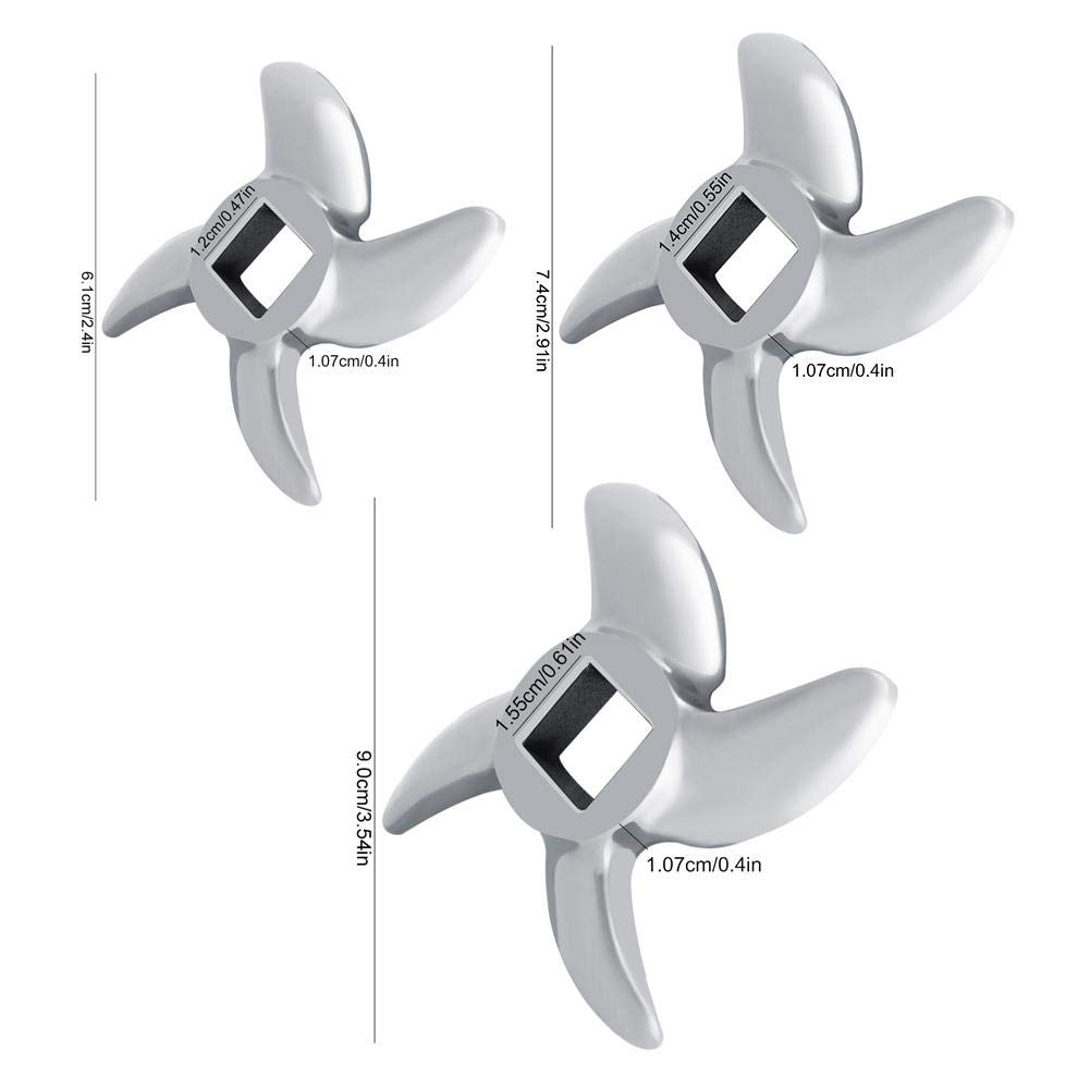 Recambio de Cuchilla de Picadora de Carne de Acero Inoxidable (12#) - Accesorio Esencial para Amoladoras, Ideal para Cocinas Profesionales y Caseras